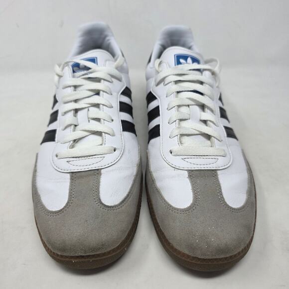 Adidas Samba OG White/Black Grey Suede Gum Mens US 13 - Picture 3 of 8